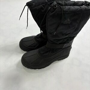 Nortiv 8 Men's Snow Boots US 15 Black Thinsulate Insulated Waterproof Winter